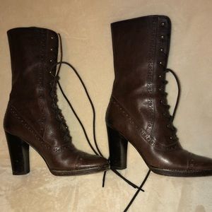 Pre-loved Lace-Up boots Michael Kors Brown 6.5